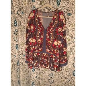 Colorful Free People Tunic
